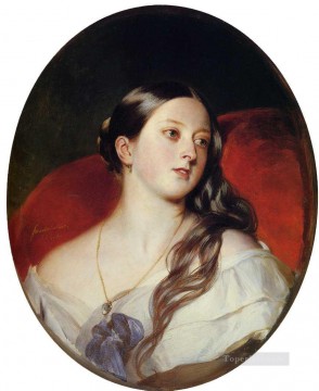  Victor Lienzo - Retrato de la realeza de la reina Victoria Franz Xaver Winterhalter